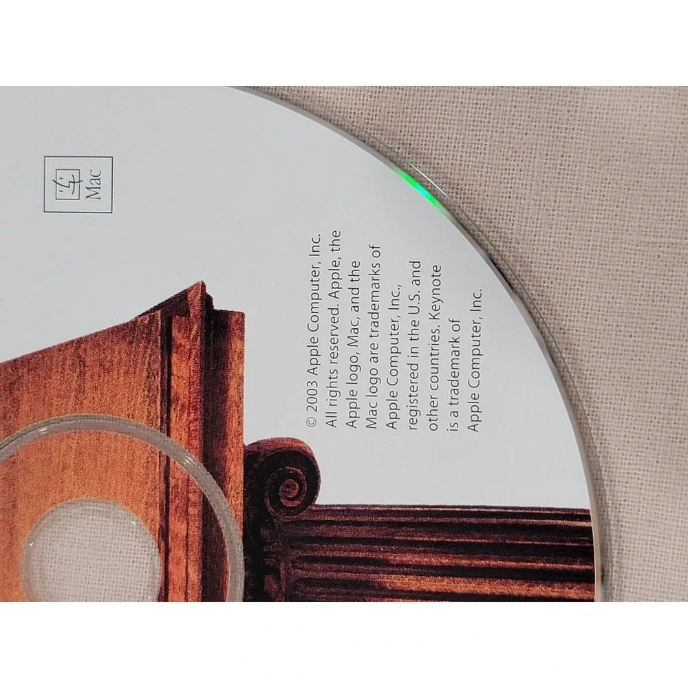 Apple Keynote 1.0‎ Presentation Software CD-ROM for Mac OS X - Vintage 2003